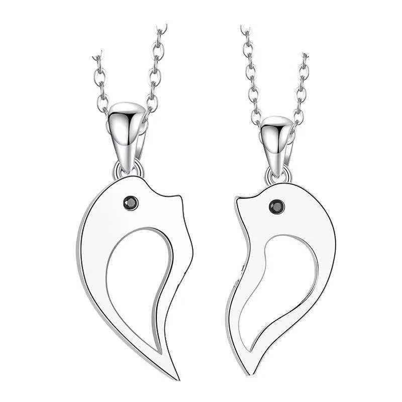 Buzzdaisy PIGGOODS Dolphin Love Magnetic Necklaces