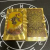 Gold Tarot Divination Cards