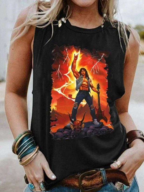 Women's Rocker Print Tank Top