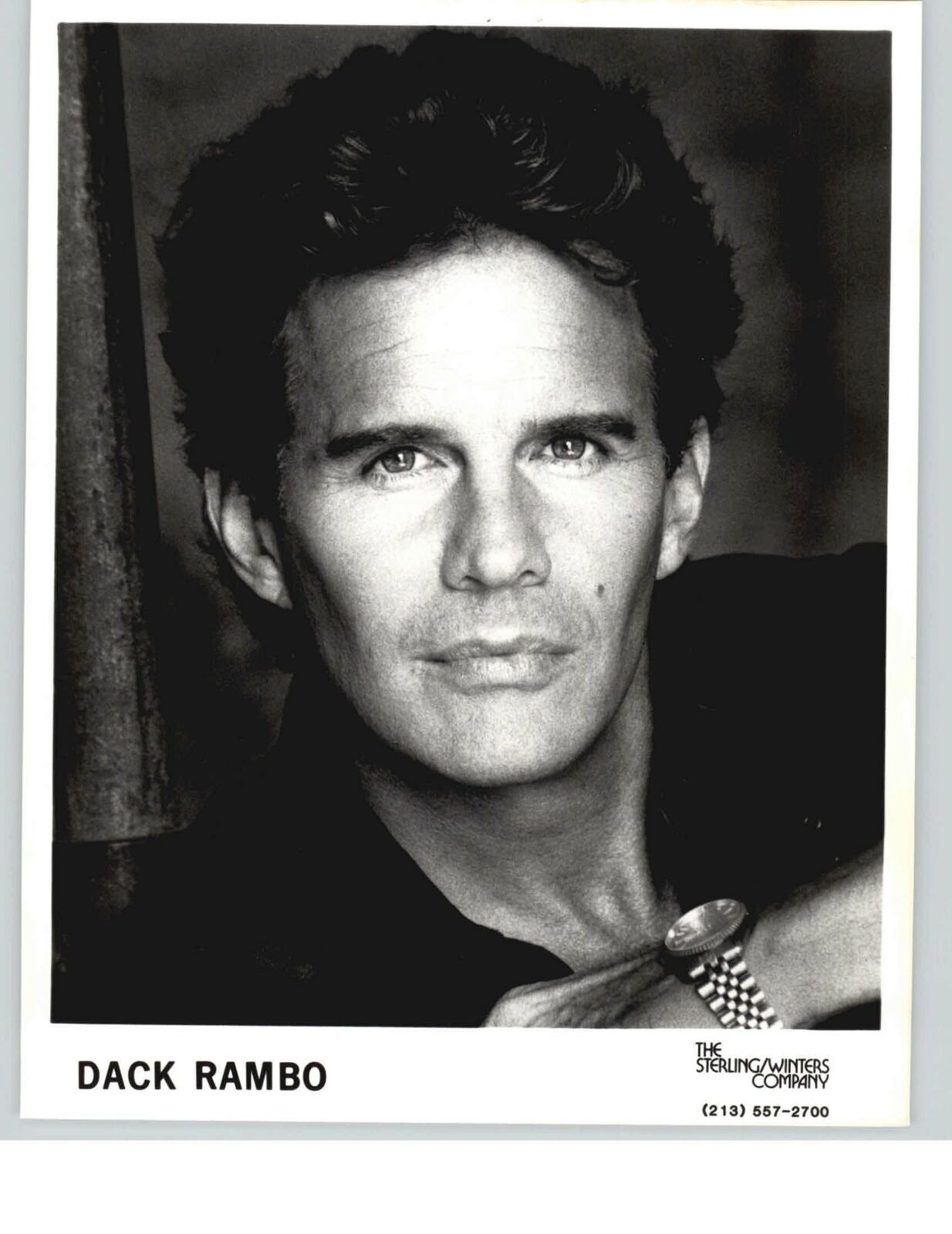 Dack Rambo - 8x10 Headshot Photo Poster painting - Another World