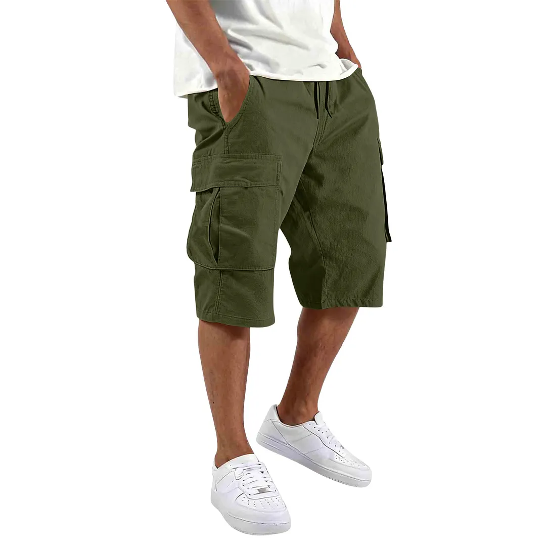 Men's Cargo Shorts With Multiple Pockets-INSPIREUSE