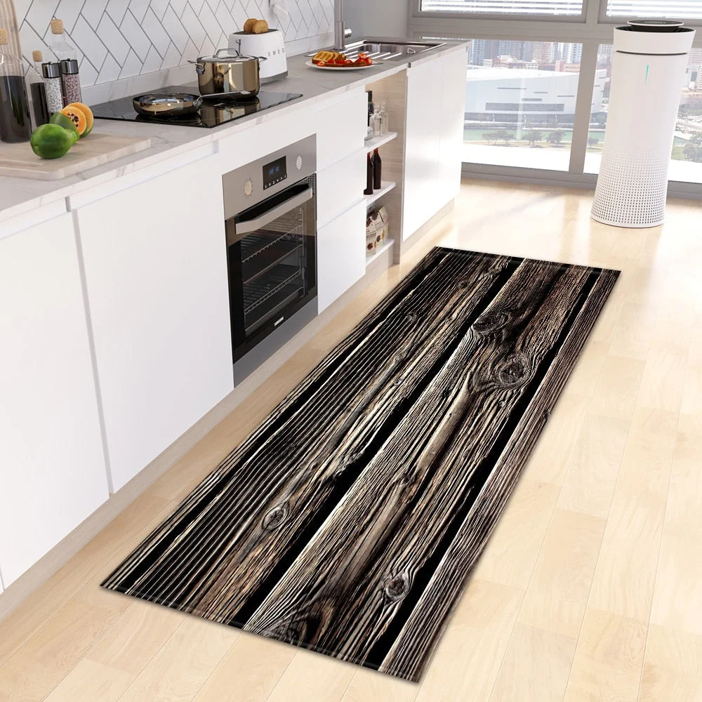 Modern Kitchen Mat Hallway Entrance Doormat Home Bedroom Bedside Living Room Children Decoration Carpet Bath Anti-Slip Floor Rug