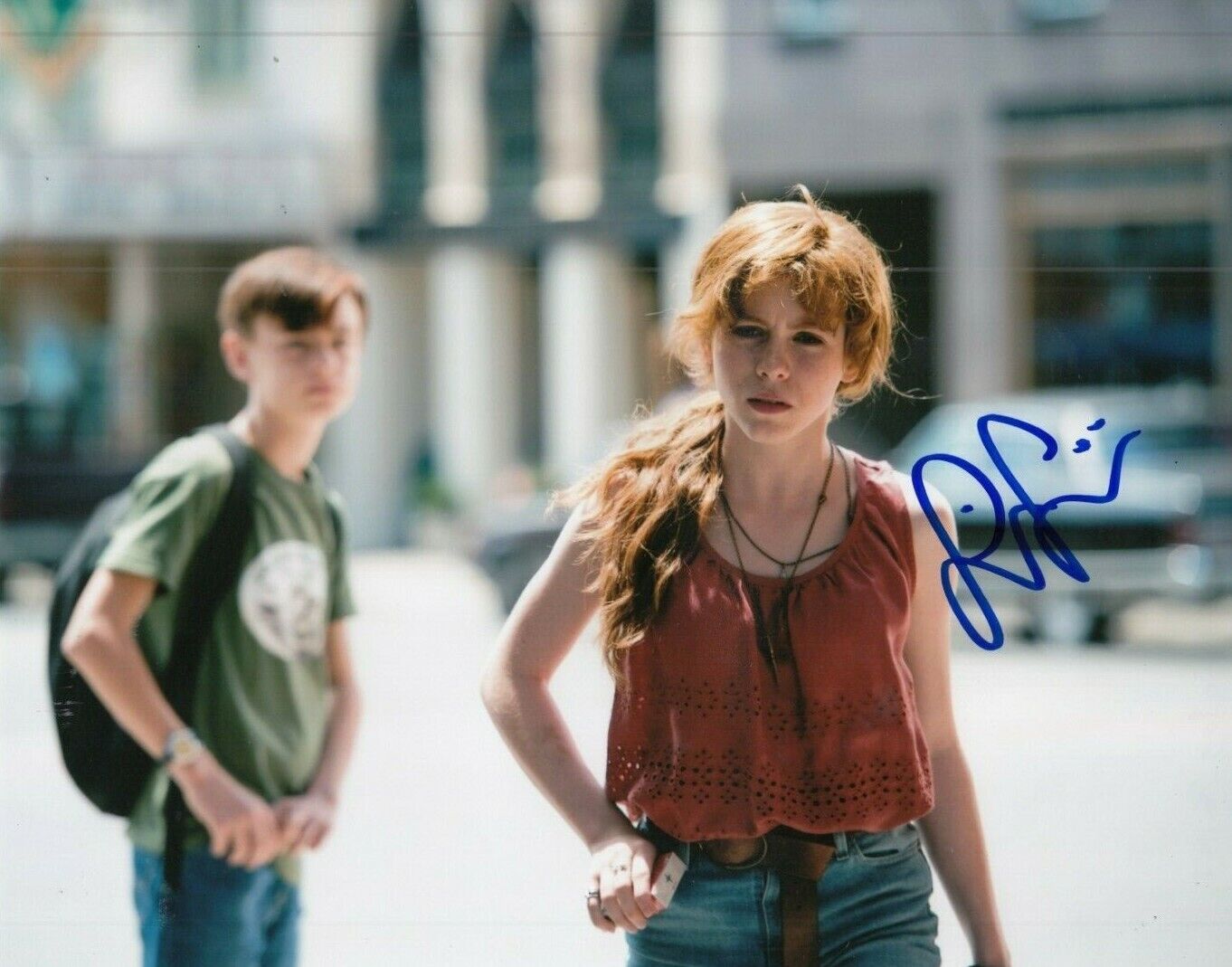 SOPHIA LILLIS signed (IT) Movie autographed 8X10 Photo Poster painting *Beverly Marsh* W/COA #5