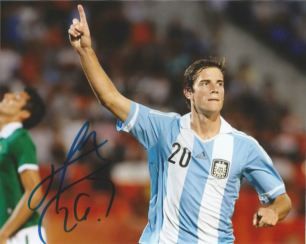 Argentina Lucas Melano Autographed Signed 8x10 Photo Poster painting COA A