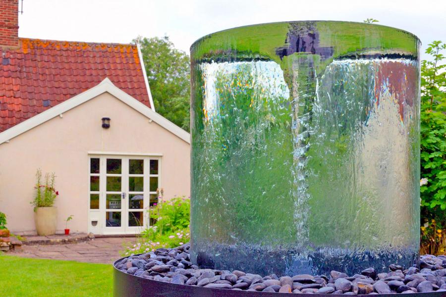 Endless Vortex Water Fountain Yard or Garden Water Feature Endless Vortex Water Fountain Yard or Garden Water Feature