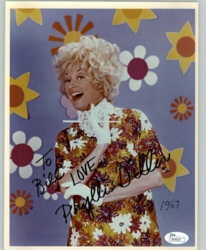 PHYLLIS DILLER, COMEDIAN SIGNED 1967 8X10 JSA AUTHENTICATED COA #N44629