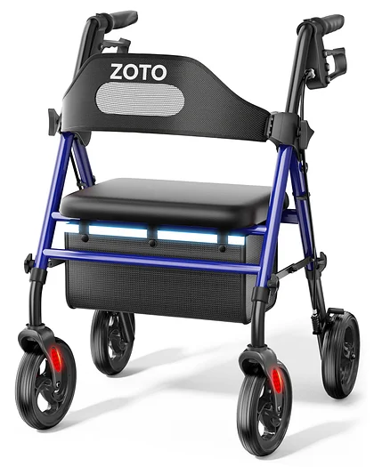 コタロー ZOTO Foldable 3 Wheel Walker for Seniors, Lightweight