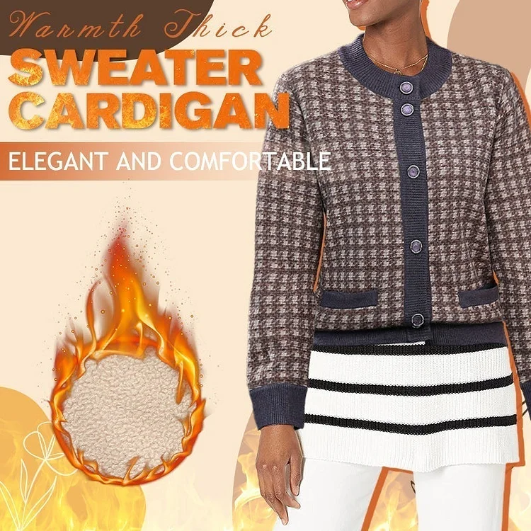 Warmth Thick Sweater Cardigan