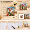 12pcs Garden Goblin Diamond Art Greeting Cards DIY 12 Pack with Envelopes