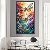 Diamond Painting-DIY Full Round Drill Dragonfly(70*40 CM)