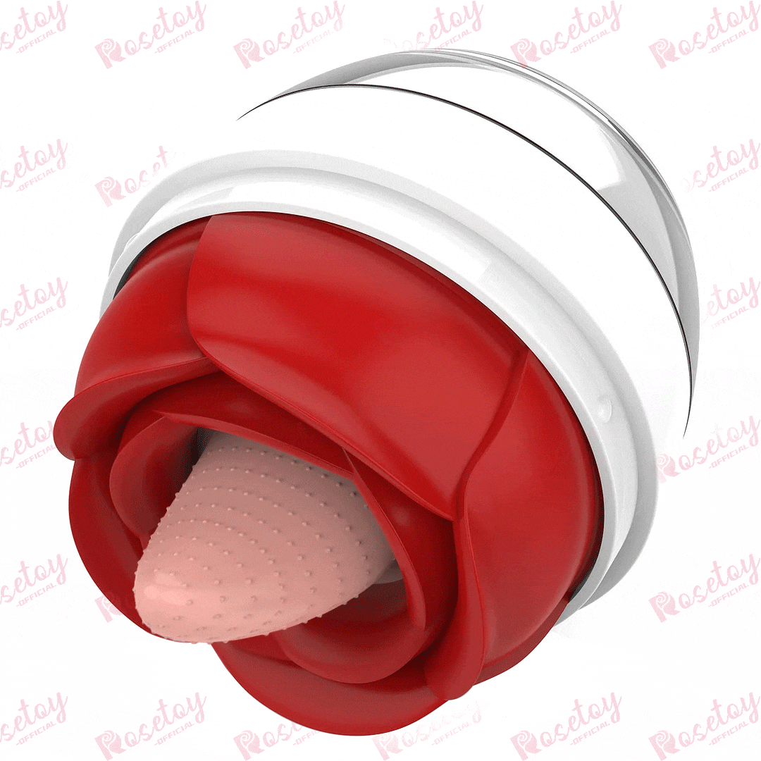Rose Tongue Egg Tongue-licking Clitorial Stimulator - Rose Toy