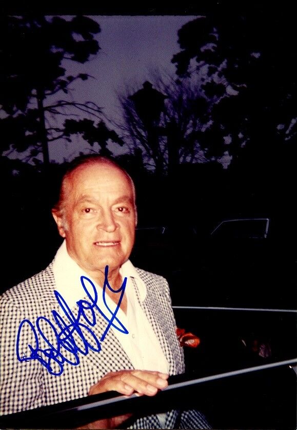 Unique BOB HOPE In-person Signed Photo Poster painting