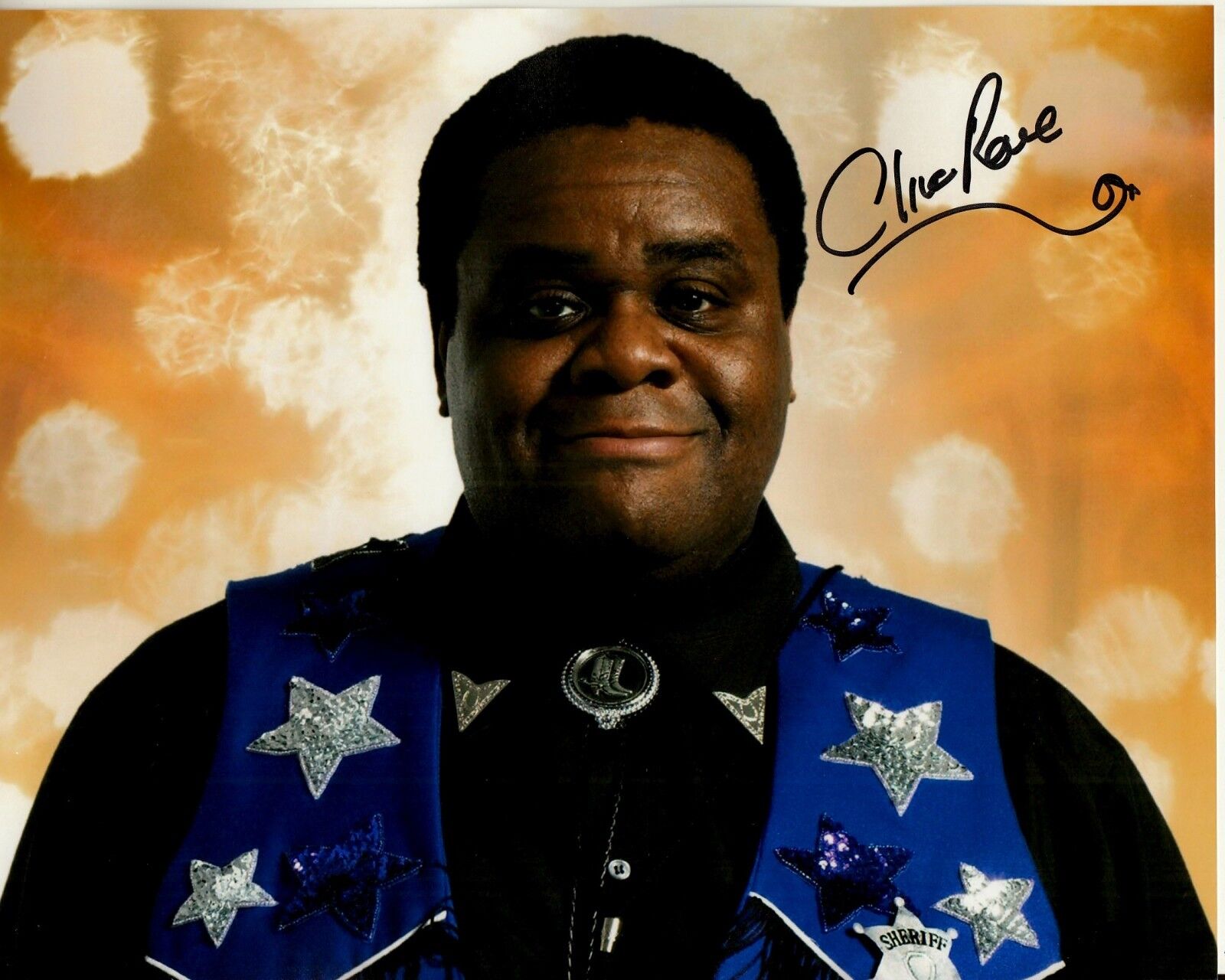 CLIVE ROWE hand-signed DOCTOR WHO color 8x10 uacc rd coa WEARING CELESTIAL VEST