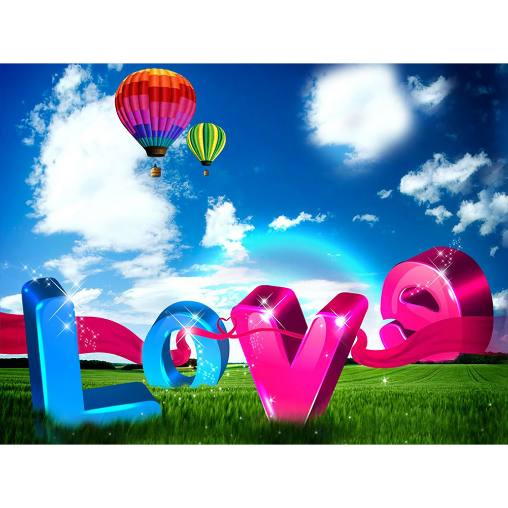 

Love - 11CT Stamped Cross Stitch - 40*50CM, 501 Original