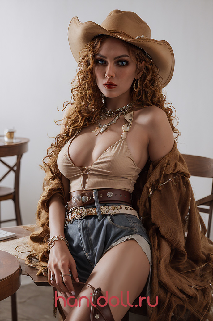 Aibei кукла 157см реалистичная кукла в ковбойском наряде Hot Mom Young Lady H4680 [Индивидуальный заказ]
