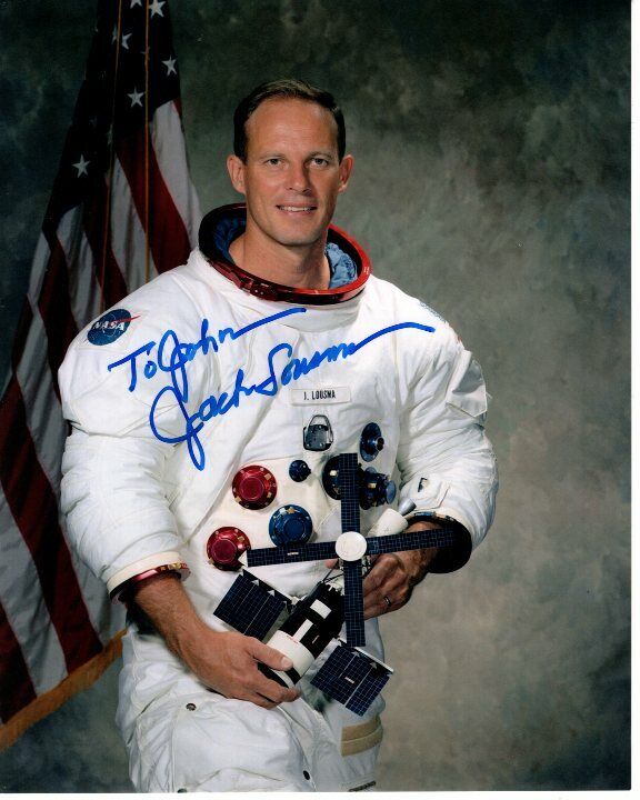 JACK LOUSMA Autographed Signed NASA ASTRONAUT Photo Poster paintinggraph - To John