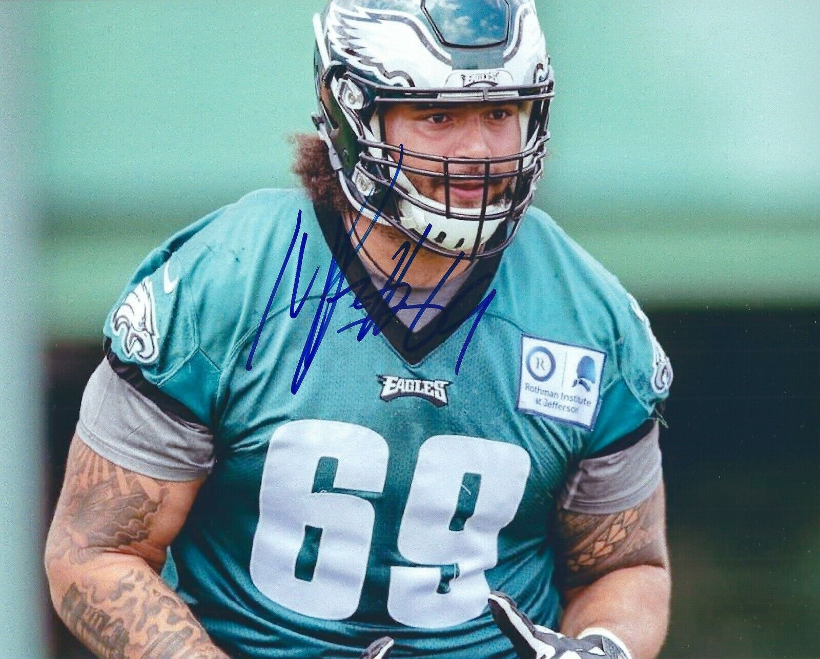 Autographed MATT PRYOR Philadelphia Eagles 8x10 Photo Poster painting - COA