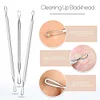 6 Pcs Blackhead Remover Comedone Extractor Tool Acne Removal Kit