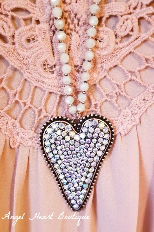 Key To My Heart Necklace - Natural