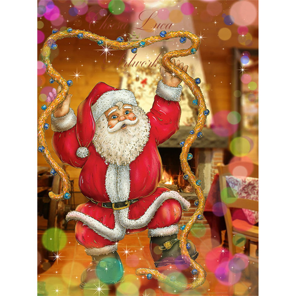 

Santa Claus - Round Drill Diamond Painting - 30*40CM, 501 Original