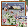 Winter-14CT Stamped Cross Stitch 33*33cm