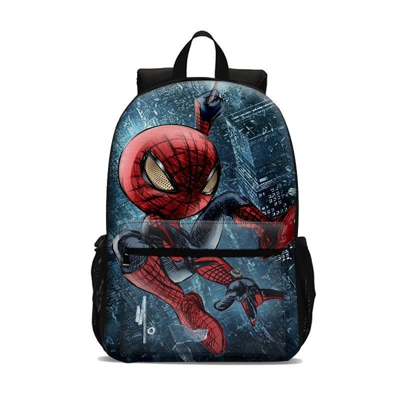 Miles Morales Spider Man Backpack Large Capacity School Bag Kids Adults Use Sport Outdoor
