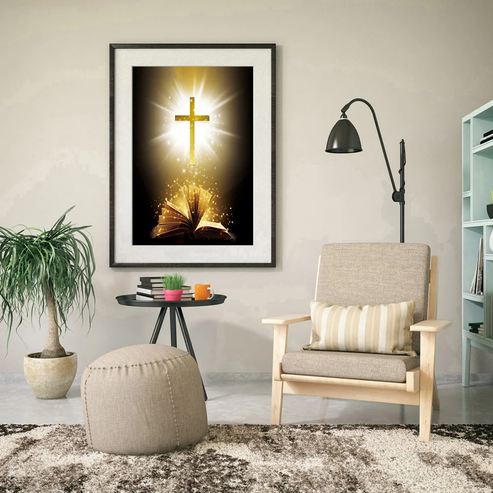 Diamond Painting - Full Round Drill - Cross Book(30*40cm)