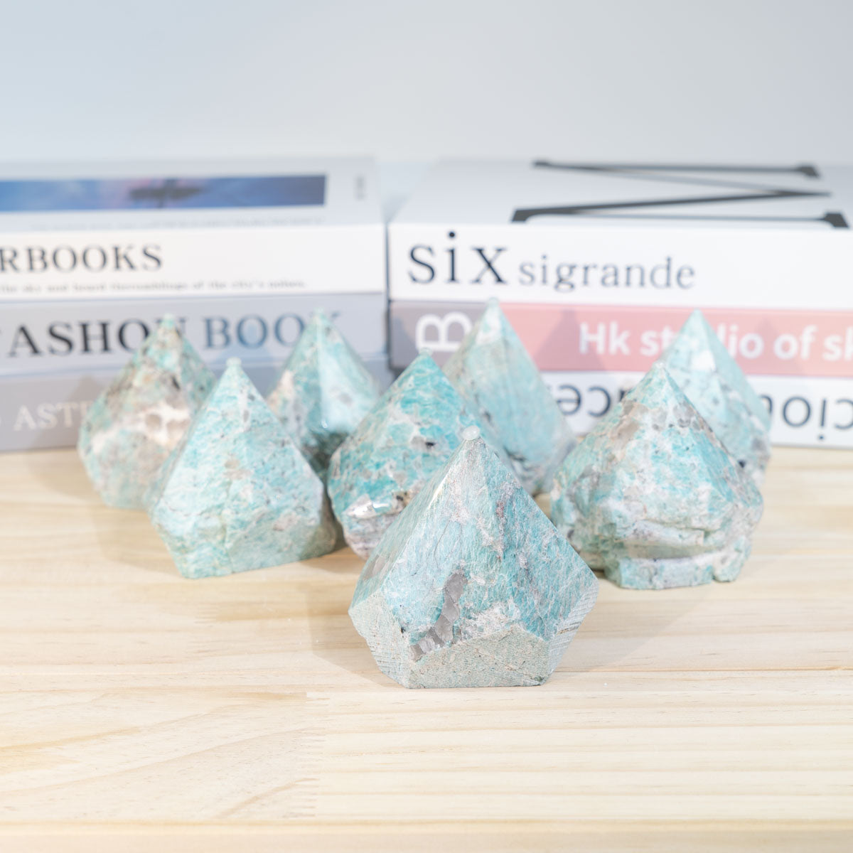 Amazonite Half Polished/Raw Point 1pcs