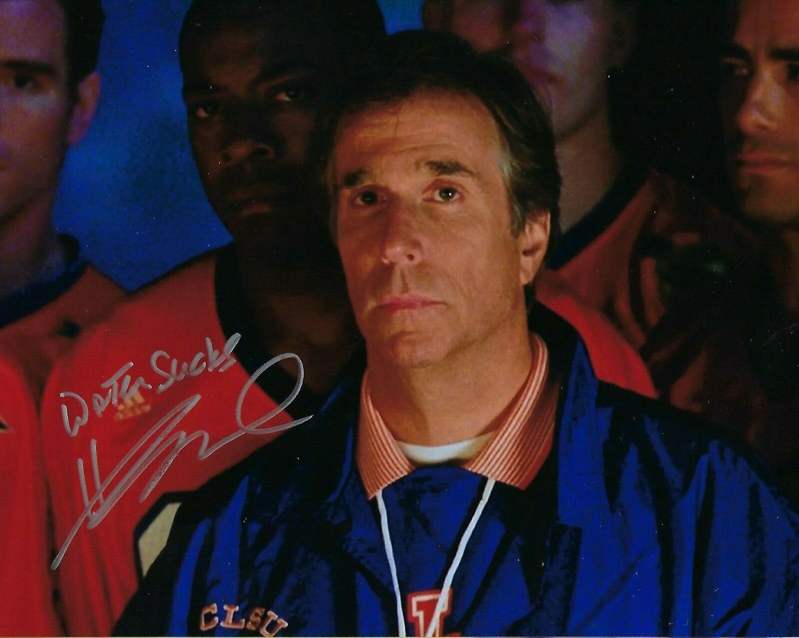 GFA The Waterboy Coach Klein * HENRY WINKLER * Signed 8x10 Photo Poster painting H5 COA