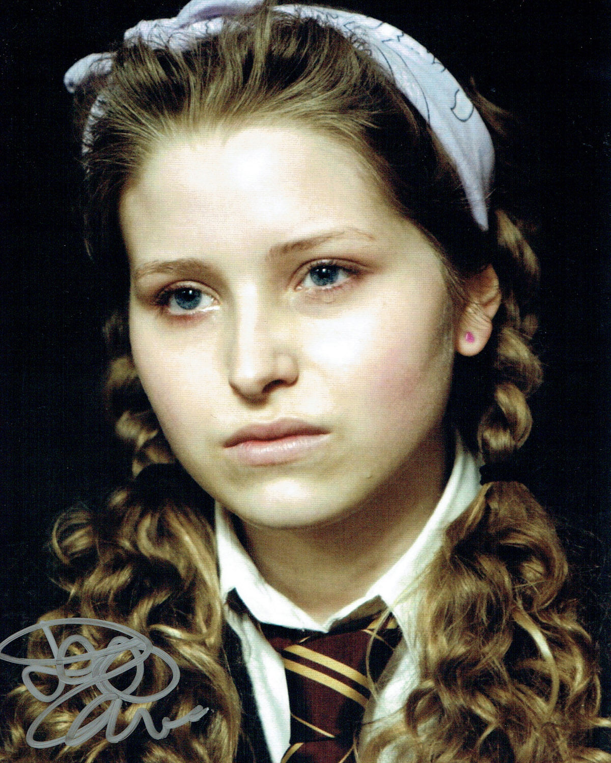 Jessie CAVE SIGNED Autograph 10x8 Photo Poster painting A AFTAL COA Harry Potter Lavender Brown