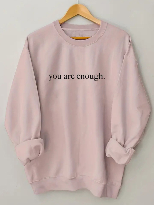 Mature Women's Fashion Round Neck Casual Sweatshirt