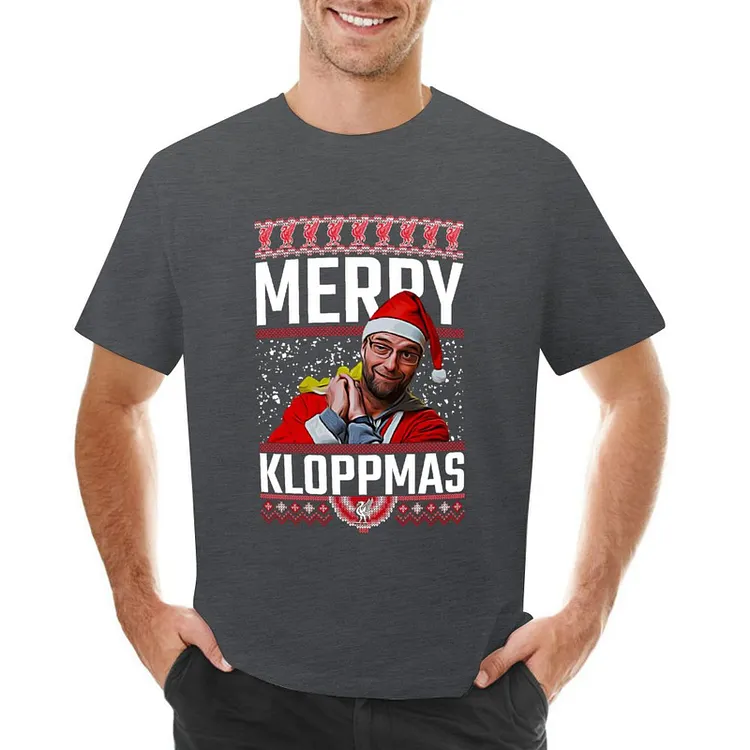 Jurgen Klopp Merry Christmas Football Culture Men's T-shirt	