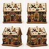 DIY Christmas House Pearl Painting Kit | 3D Wooden Holiday Decor