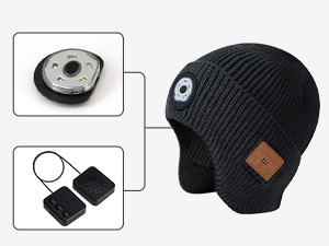 beanie with light