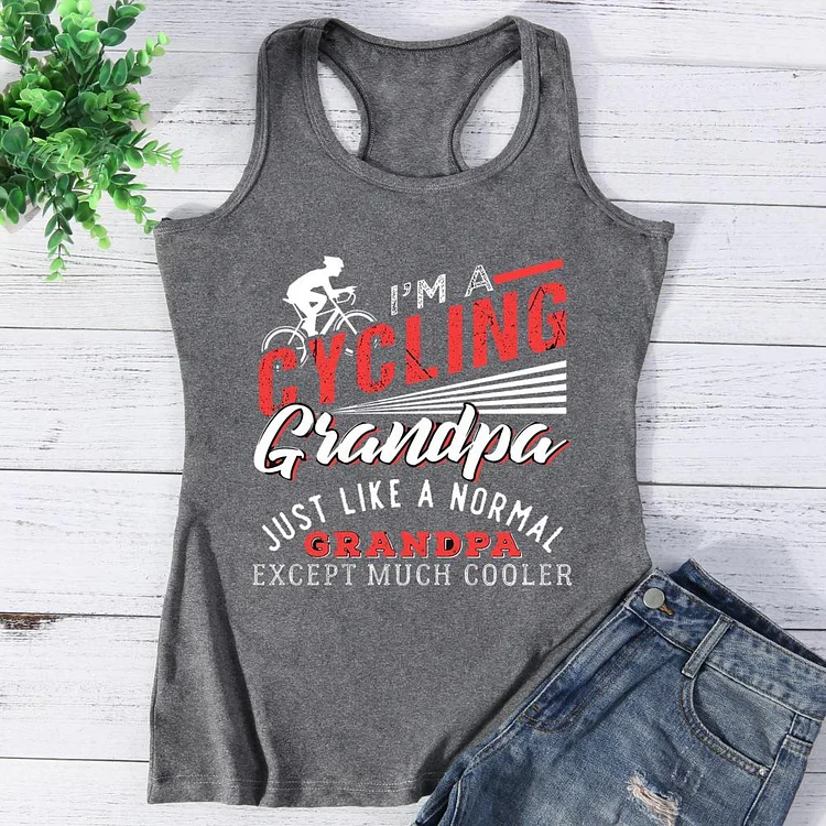 Cool Cycling Grandpa Vest Top-Annaletters