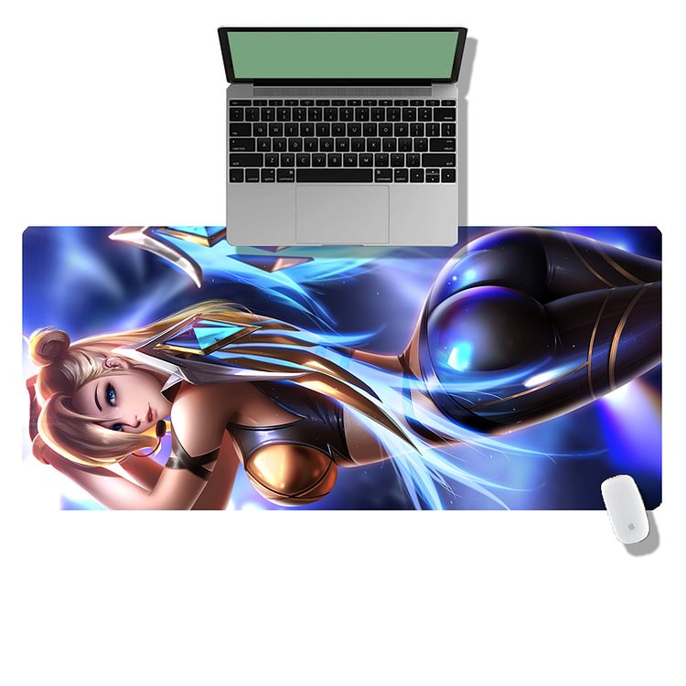 Overwatch -Kda Mercy /Custom Mouse Pad/Luminous Mouse Pad/LED Mouse Pad