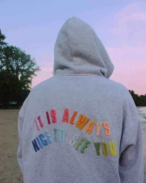 Eagerlys It Is Always Embroidery Hoodie Eagerlys