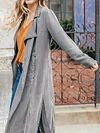 Casual And Simple Long Sleeves Coats