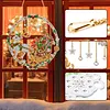 Christmas Diamond Painting Ornament Reindeer Sleigh DIY Kit 9.45x9.45in