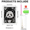 Diamond Painting-DIY Special Shaped Drill Pearl Painting Panda(30x40cm)