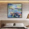 Monet'S Water Lilies-14CT Stamped Cross Stitch Egyptian Cotton 74*74cm/29.13*29.13in (Big Size) tapestrymarket