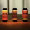 Outdoor Retro Portable Camping Lamp Outdoor Camping Tent Lamp Hanging Candle Holder Lamp Backpack Lamp