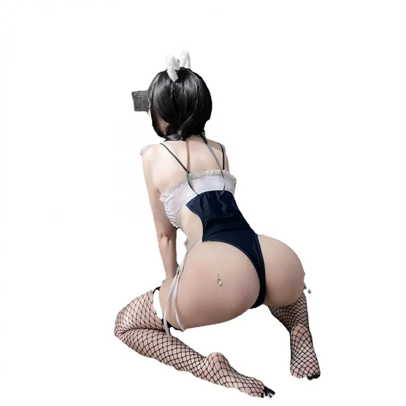 Churchf Sexy Lace Lingerie Maid Uniform Seduction Hot Passion Set Role-Playing Maid Suit