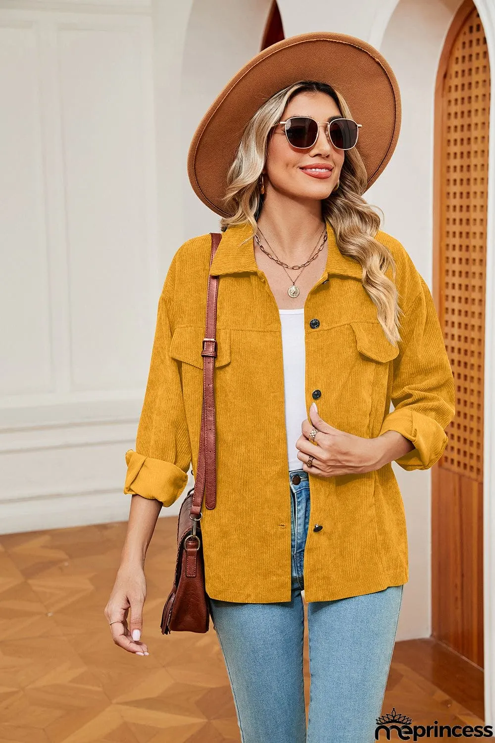 Button Down Collared Jacket