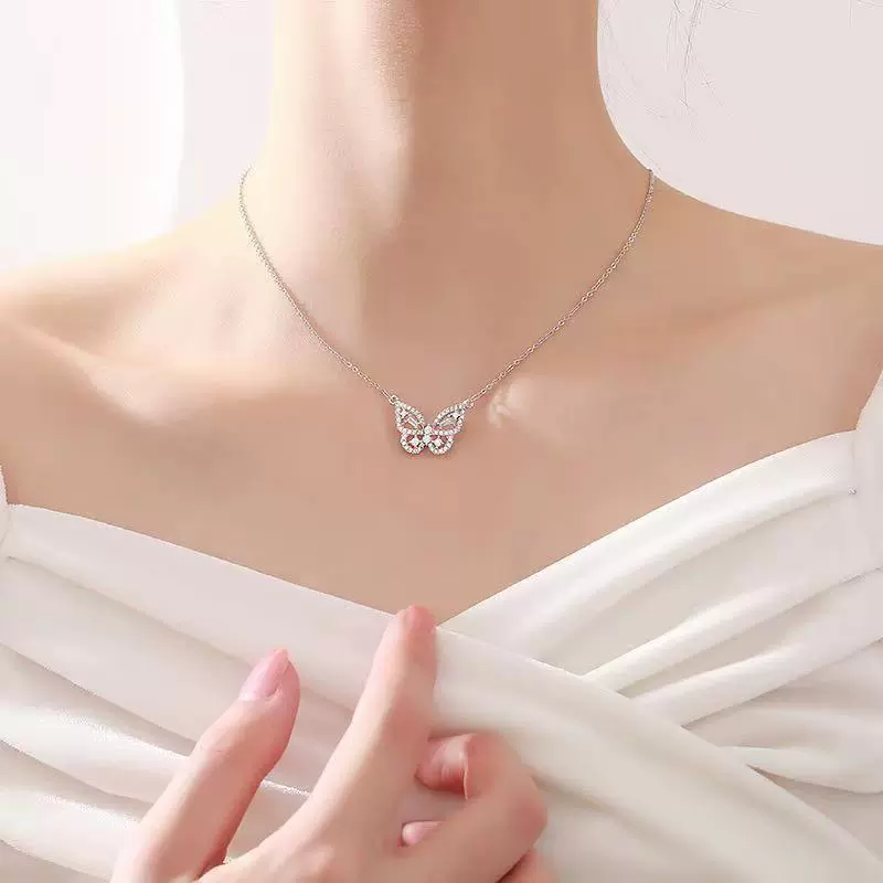 Butterfly Zirconia Necklace