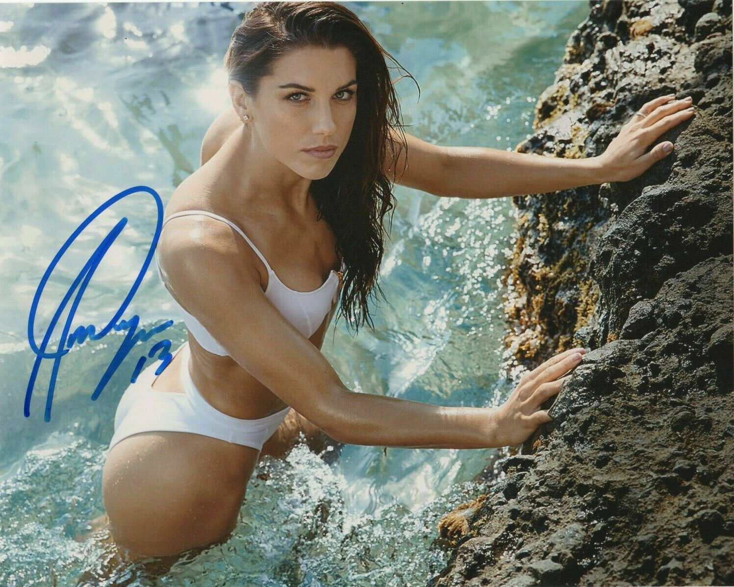 Alex Morgan Autographed Signed 8x10 Photo Poster painting REPRINT