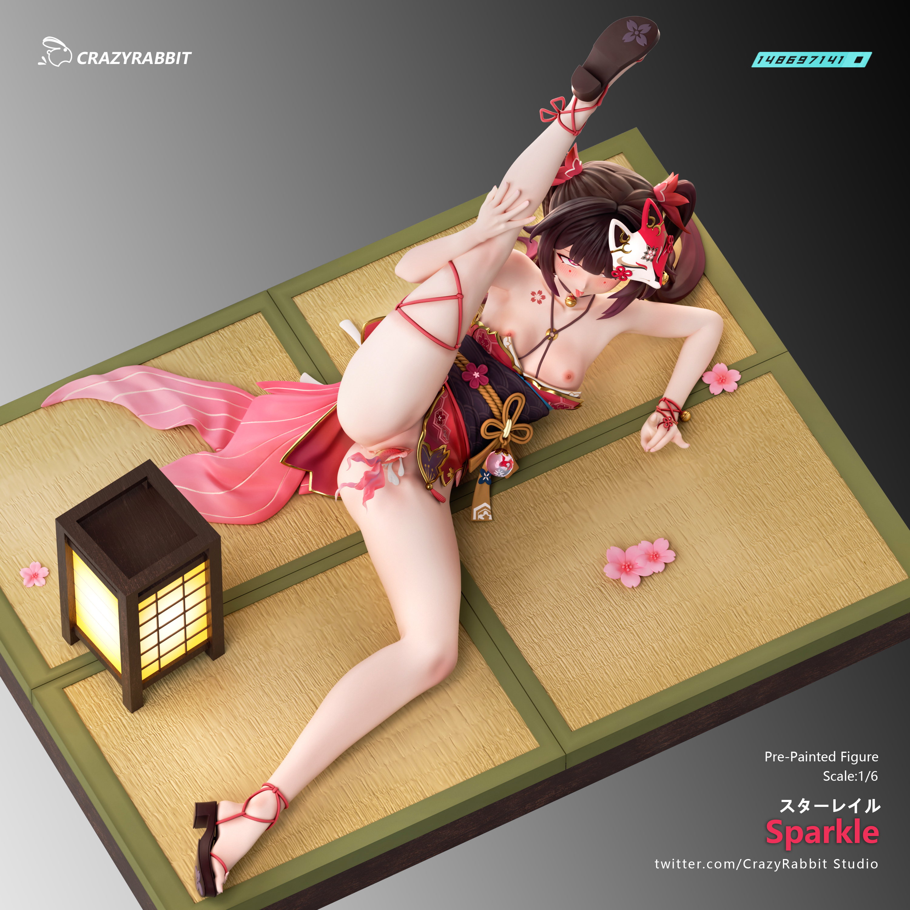 PRE-ORDER Crazyrabbit Studio - Honkai: Star Rail Sparkle with LED Statue(GK) (Adult 18+)-
