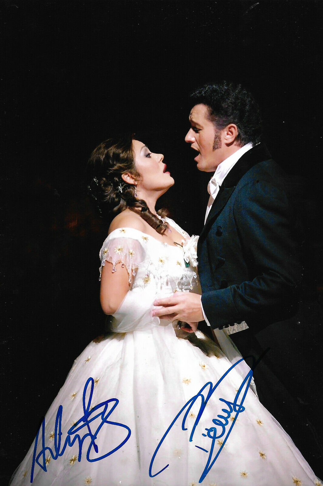 Ailyn Perez & Piotr Beczala Opera signed 8x12 inch Photo Poster painting autographs