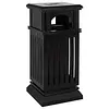 [US Local Warehouse] Commercial Trash Can with Removable Inner Bucket & Lid Side Opening Waste Bin for Garage Backyard