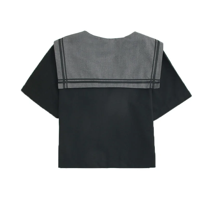 Children  Size Black Long Sleeves School Uniform Cosplay Costume